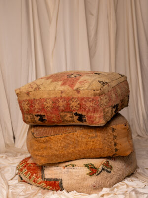 ZINA - Berber Vintage Pouffe