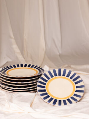 PHILO - Blue Stripe Plates