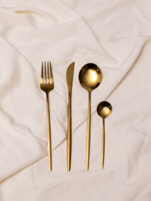 OREL - Gold Cutlery Set
