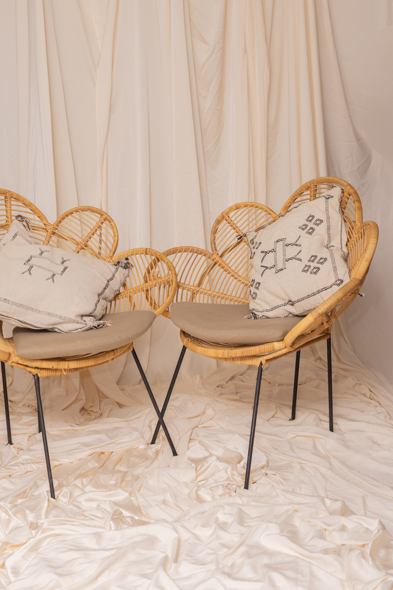 CORA - Rattan Flower Chair - Image 3