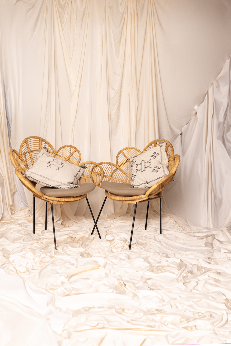 CORA - Rattan Flower Chair - Image 2