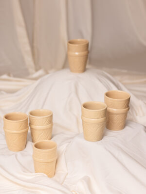 ARIA - Beige Beldi Ceramic Cup